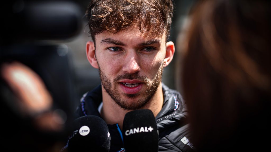 F1 coureur pierre gasly